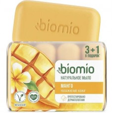 BioMio туалетное мыло натуральнон 4*75гр Манго BIO-SOAP